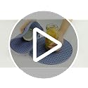 4 Pack Silicone Trivet Mat, Silicone Trivets for Hot Pots and Pans, Non-Slip & Heat Resistant Silicone Hot Pad for Kitchen Counter Mat Set, Soft Drying Mat, Jar Opener and Coasters, Square, Blue - view 7