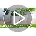 12 inch 5 Pack Plant Saucer Pot Tray, Large Thickened PP Plastic Flower Planter Water Drip Trays for Indoor Outdoor Garden, Semi-Transparent Planter Water Catcher for Pot, Plant Dish - view 7