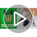 3 Pcs Mini Garden Tools, Shovel, Rake, Wooden Handles, Steel Heads - view 7