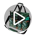 Standable Garden Tool Bag for Women, Oxford Multi-Pocket Gardening Tote with Hard Bottom & Adjustable Shoulder Strap - view 7