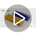 Pliers Organizer Rack, Pliers Cutters Organizer with Non-Slip Rubber Base, Keep Tools Organized in Drawers, 2 Pack, Extendable Design, Fit 3'H Drawers and More(Yellow and Blue) - view 7