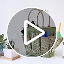 Garden Succulent Kit with Organizer Bag,15 Pieces, Green - view 7