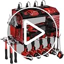 4 Layers Power Tool Organizer Wall Mount with Charging Station - view 7