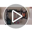 Garage Garden Tool Organizer Wall Mount, Heavy Duty Garage Tool Storage Rack 64 Inches, Max Load 440lb - Shovel, Rake, Folding Chair, Weed Eater Storage - view 6